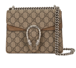 Mini Dionysus, Canvas/Suede, Beige, 421970, 2*